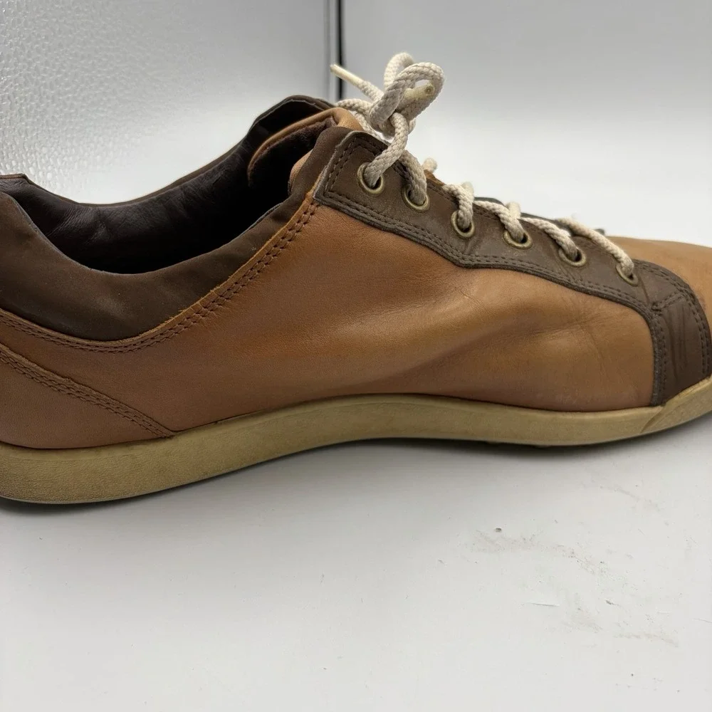 Footjoy‎ Contour Golf Shoes Brown Leather Lace Up Shoes Mens Sz 11 M Spikeless
